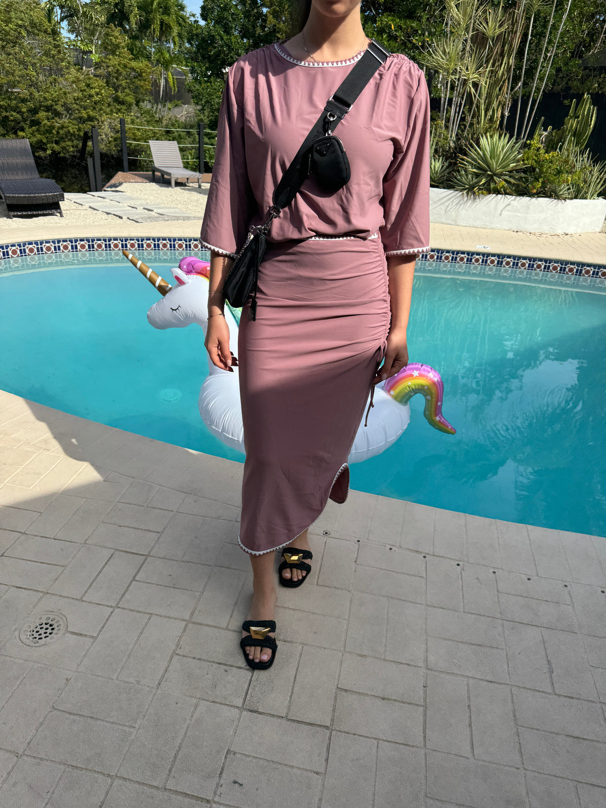 The Everything Capri - Dusty Pink